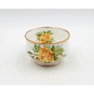 Royal Albert Bone China Yellow Tea Rose Open Sugar Bowl England 3 Inch